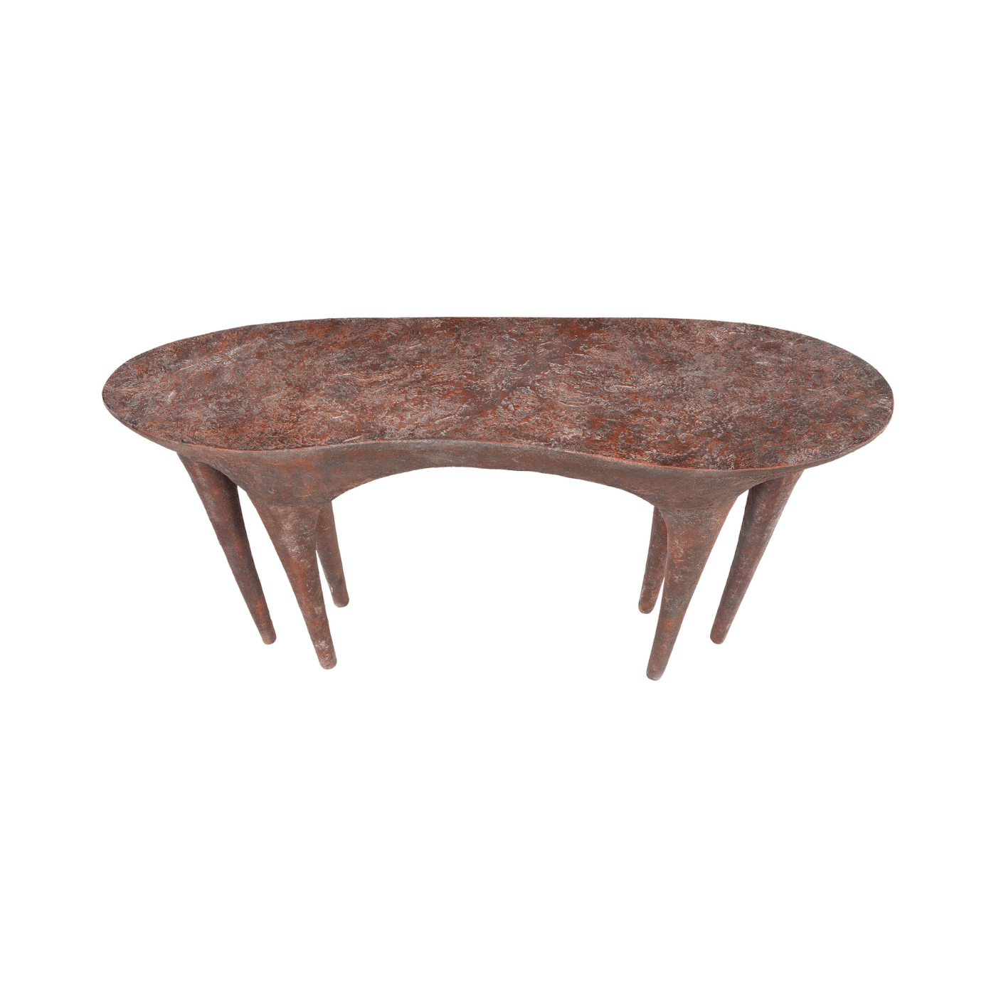 Dizon Aged Copper GRP Console Table - Maison Rêves UK