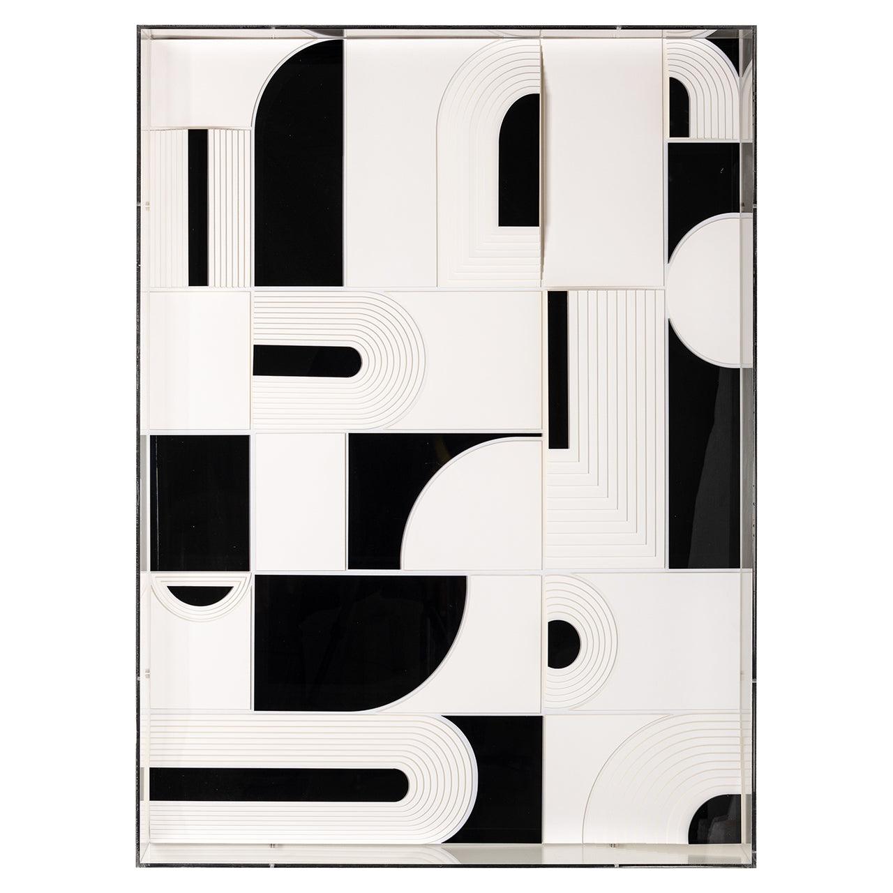 Dynamic Black & White Wall Art by Richmond Interiors - Maison Rêves UK