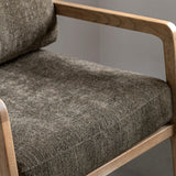 Eclipse Armchair Moss Green Fabric - Maison Rêves UK