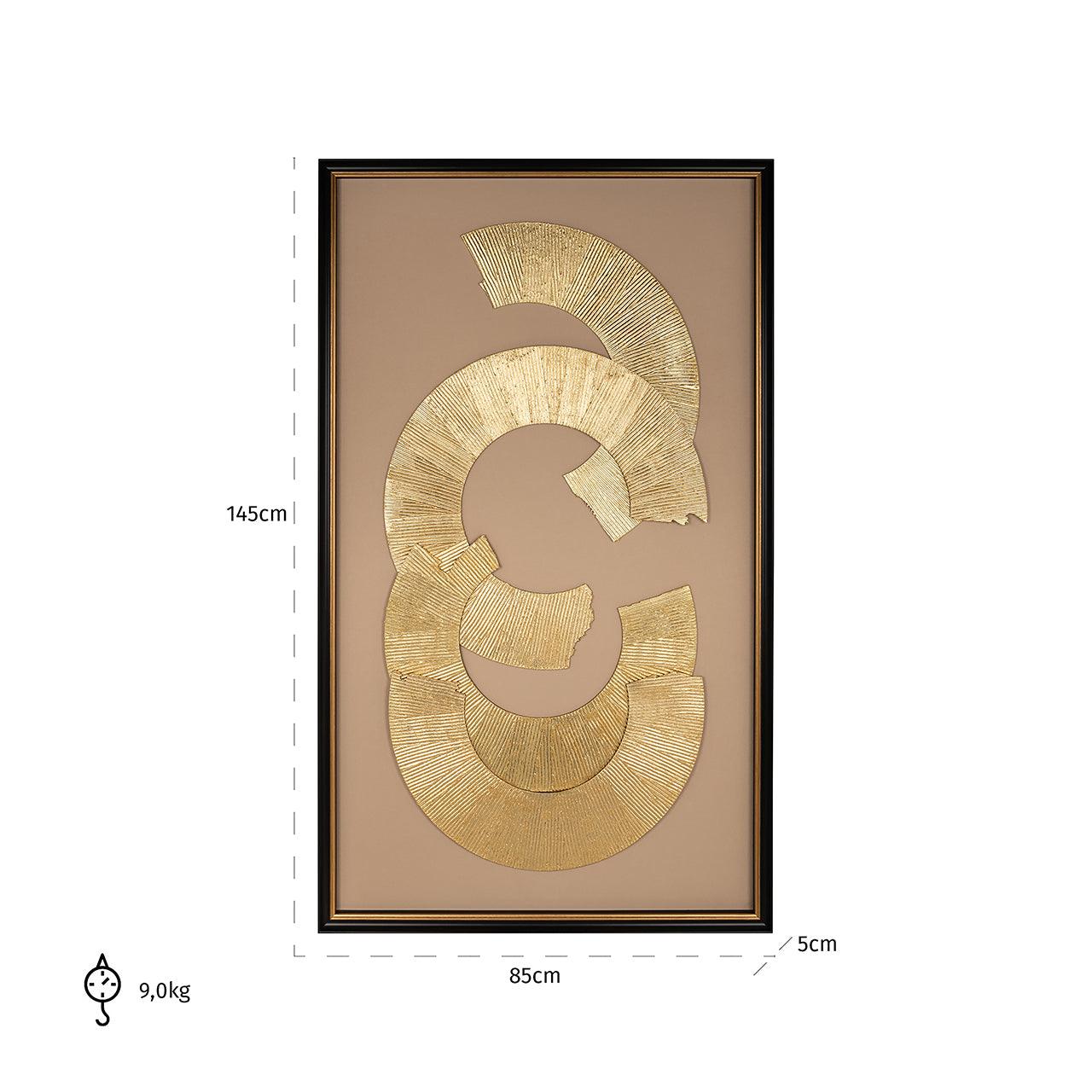 Eden Gold Wall Art by Richmond Interiors - Maison Rêves UK