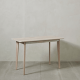 Ellie White Wash Oak Wood Desk - Maison Rêves UK