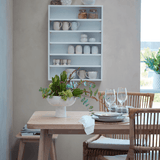 Ellie White Wash Oak Wood Dining Table - Maison Rêves UK