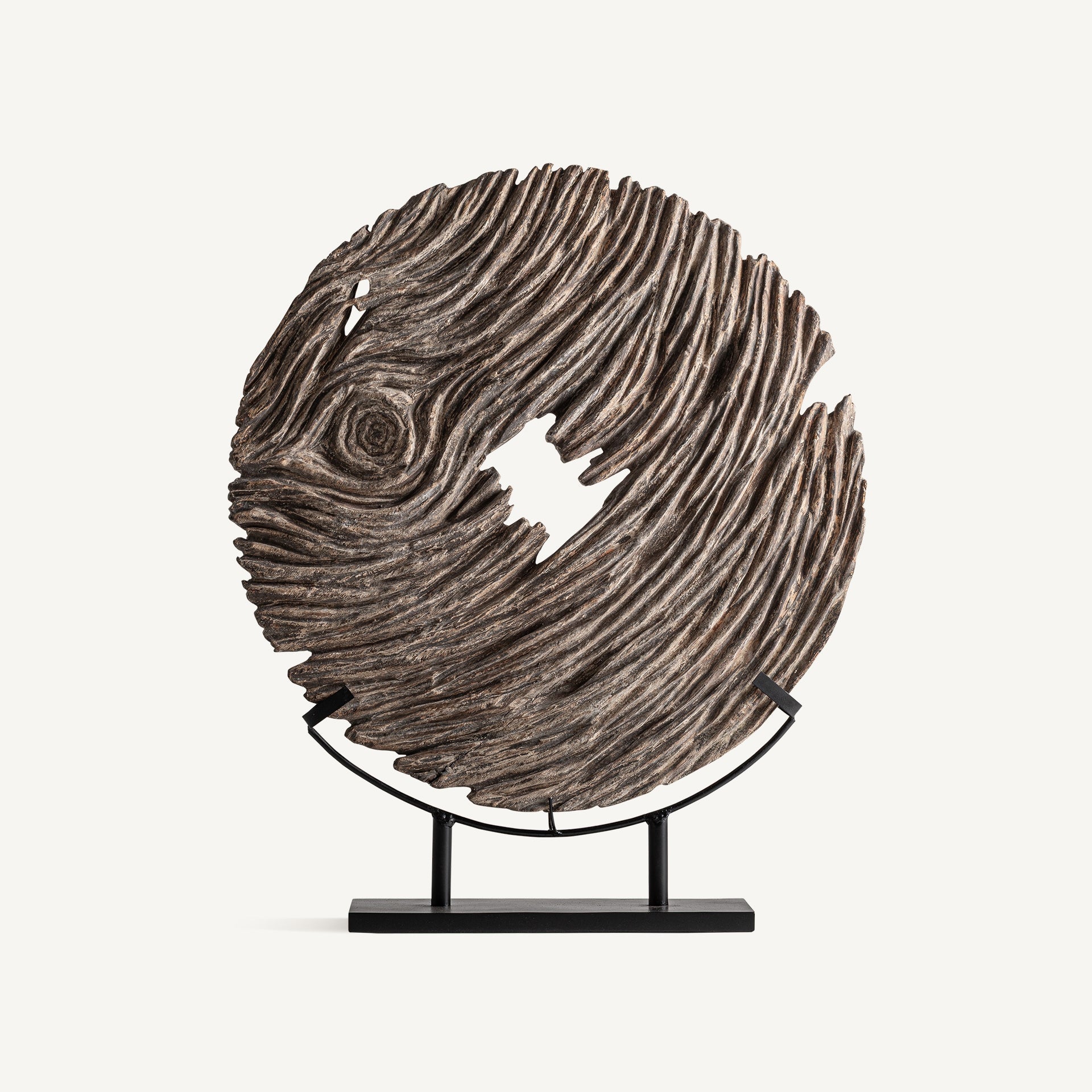 Ramesh Suar Wood Floor Sculpture - Maison Rêves UK