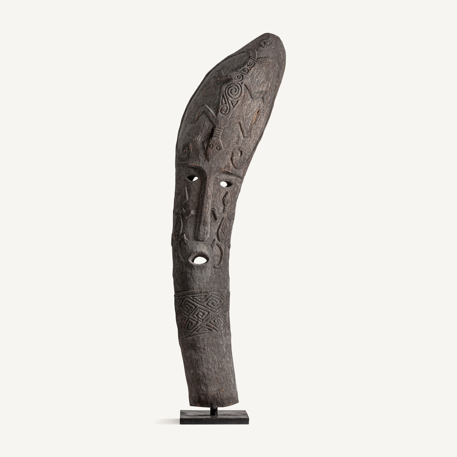 Sirius Coconut Wood Floor Sculpture - Maison Rêves UK
