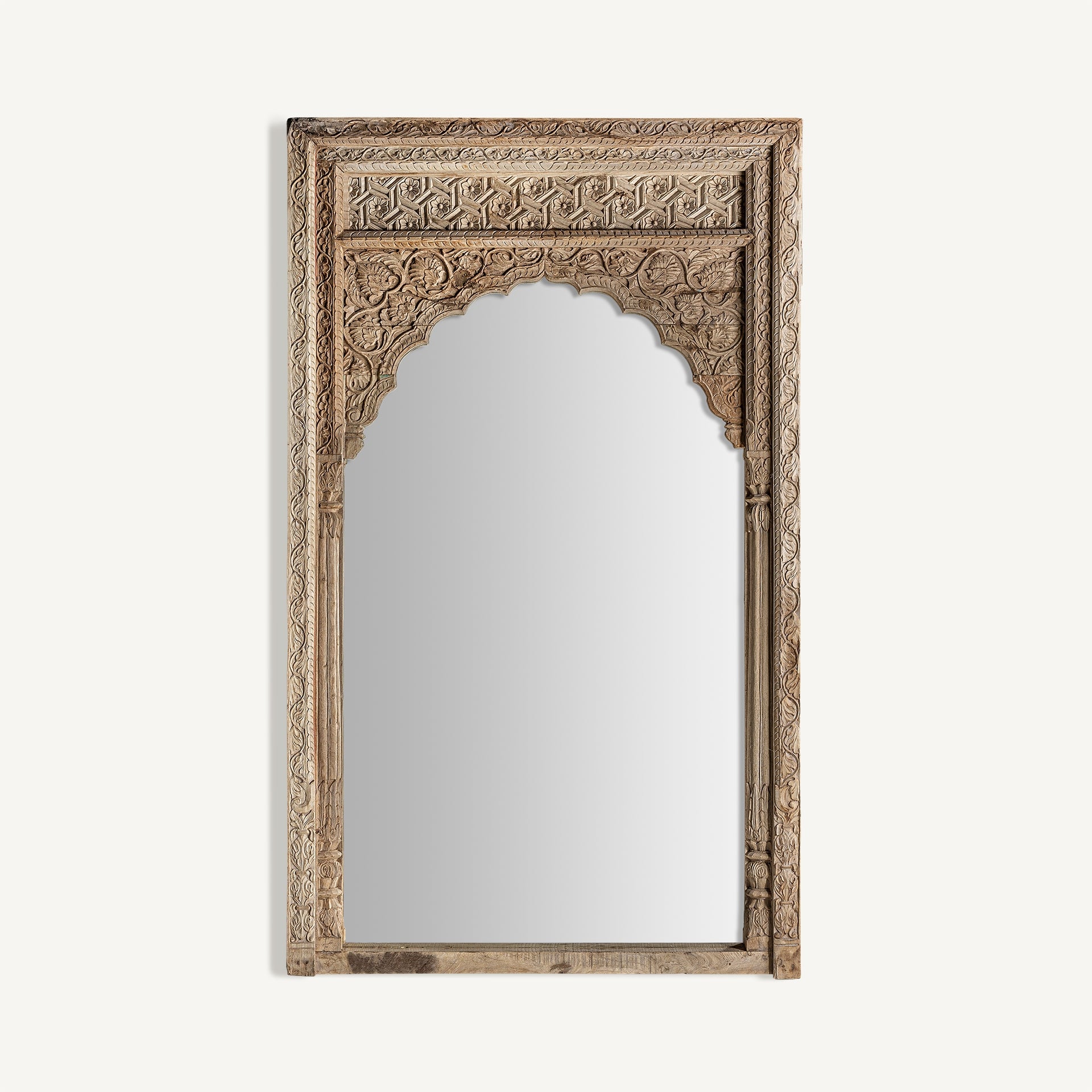 Argeen Teak Wood Mirror - 240cm - Maison Rêves UK
