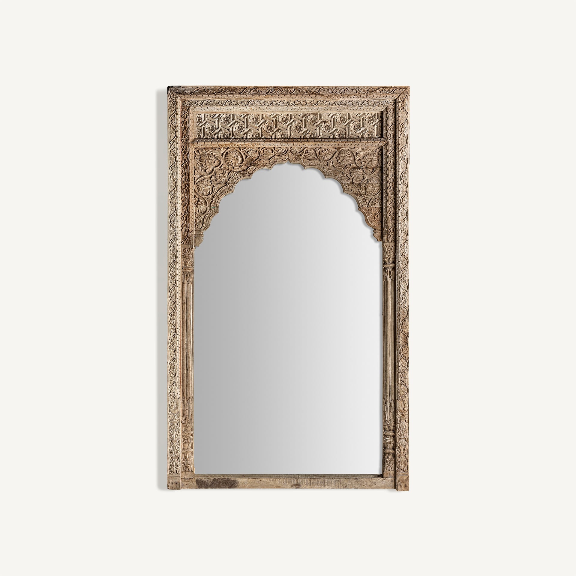 Argeen Teak Wood Mirror - 205cm - Maison Rêves UK