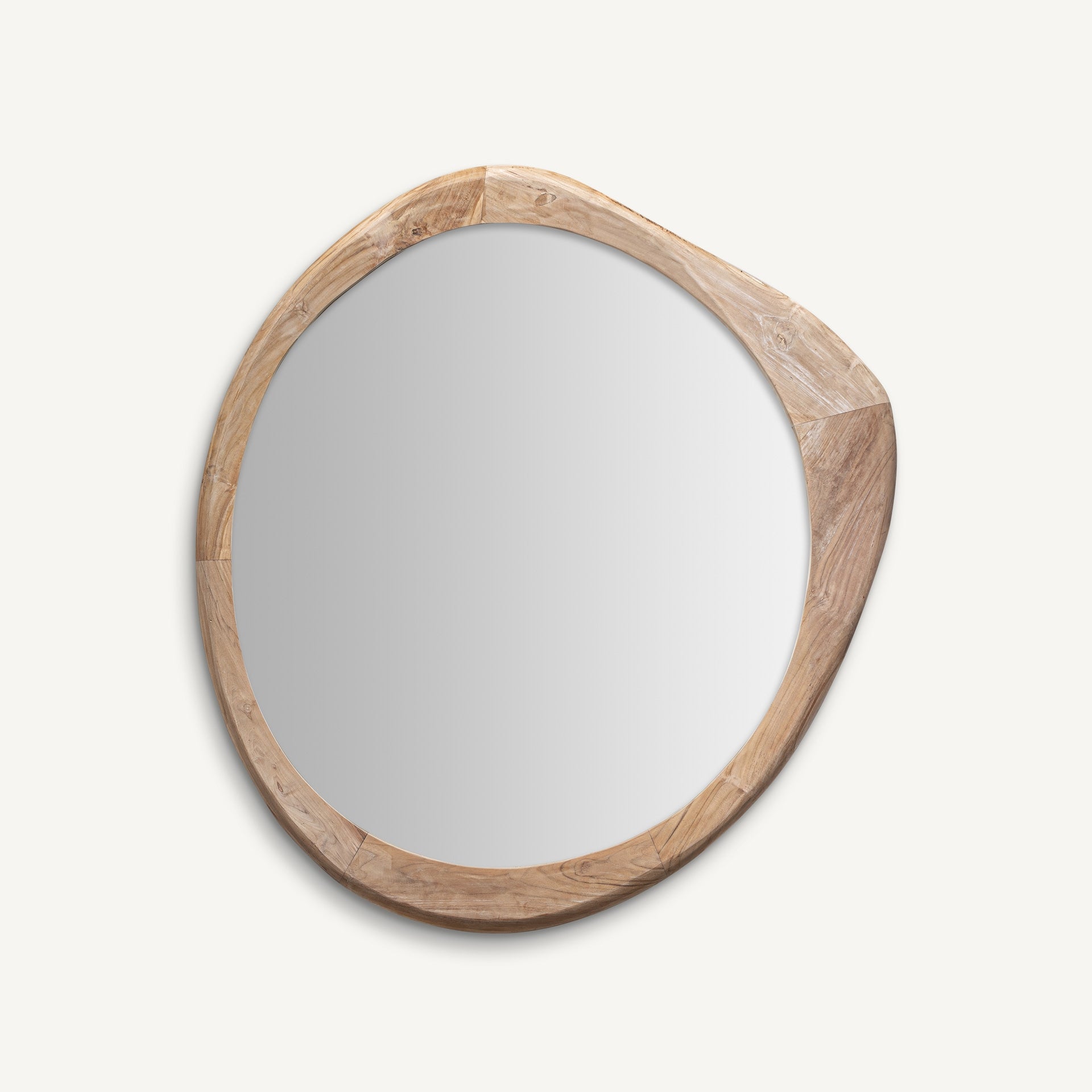 Humble Teak Wood Mirror - 134cm - Maison Rêves UK