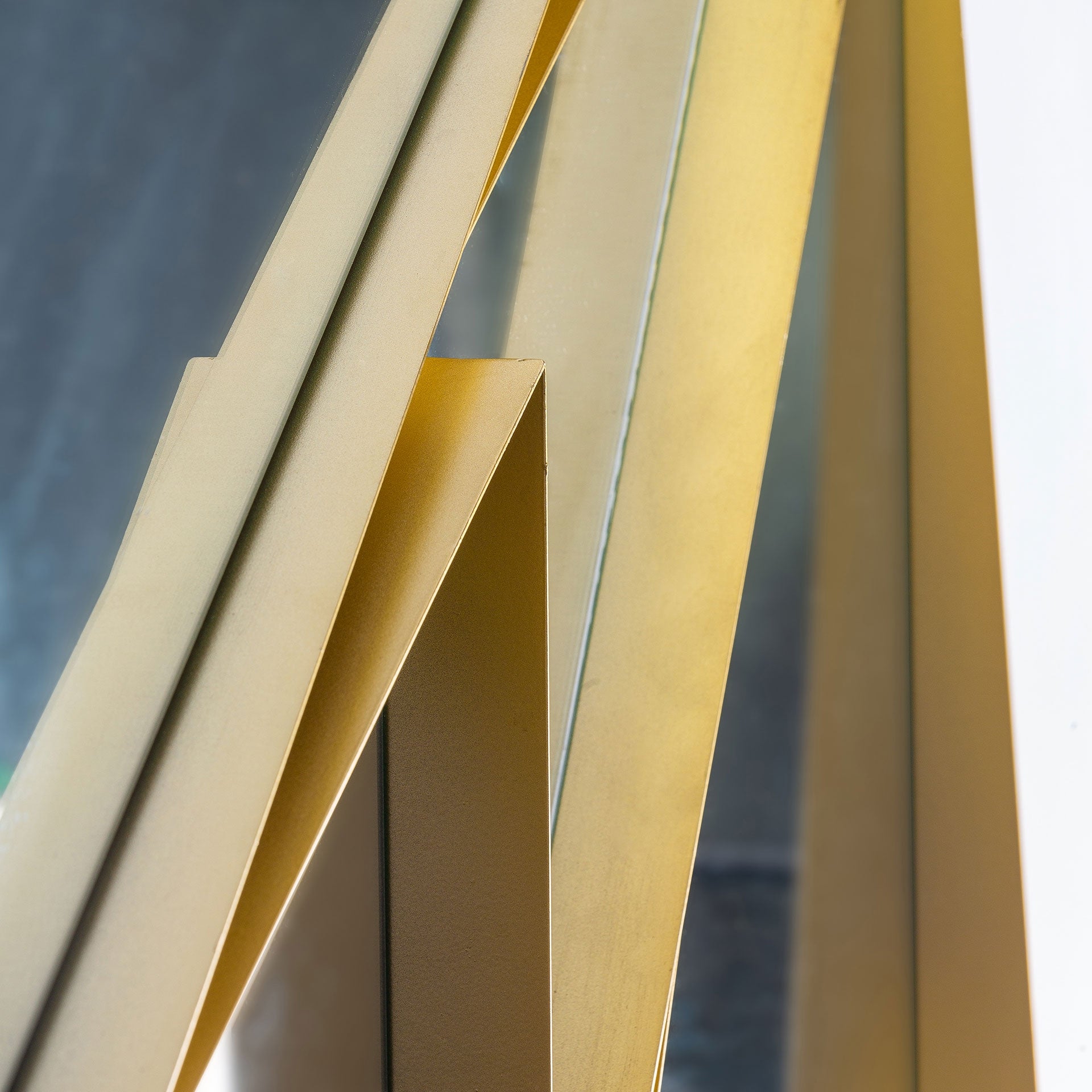 Kodie Brass Mirror - 52cm - Maison Rêves UK