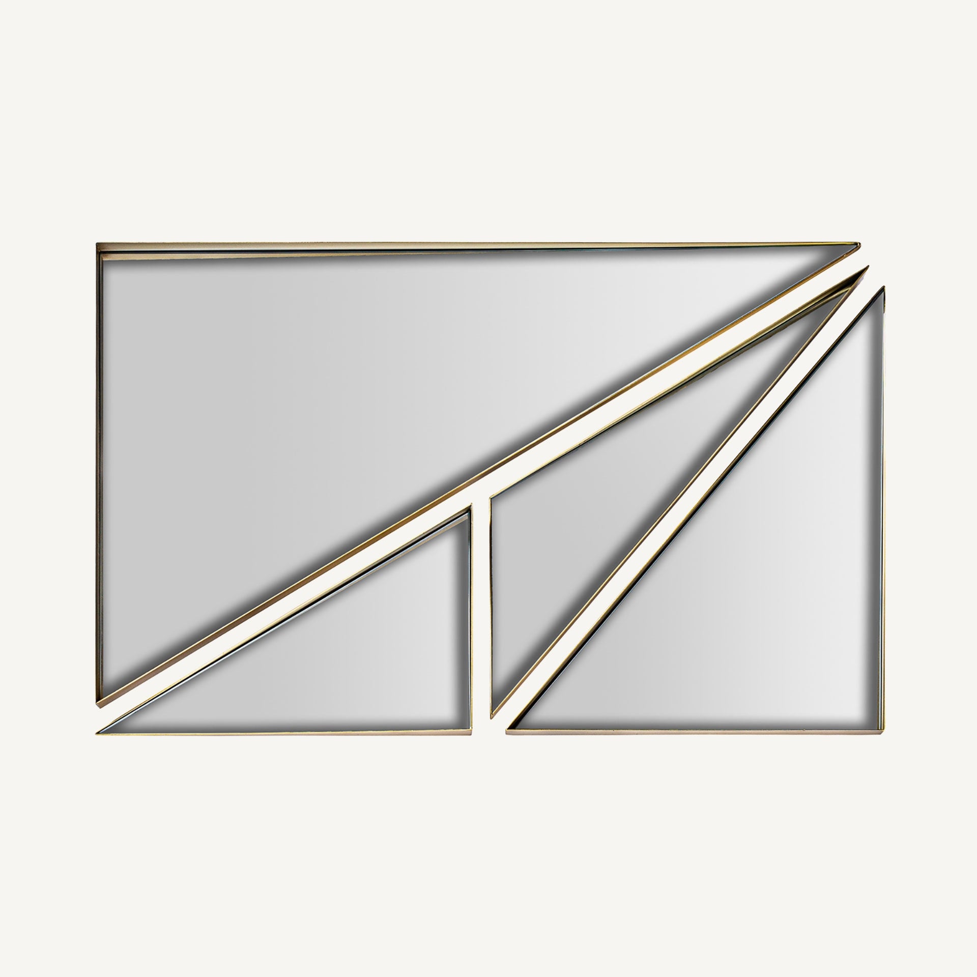Kodie Brass Mirror - 19cm - Maison Rêves UK