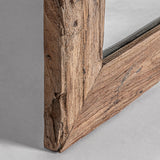 Lux Teak Wood Mirror - 150cm - Maison Rêves UK
