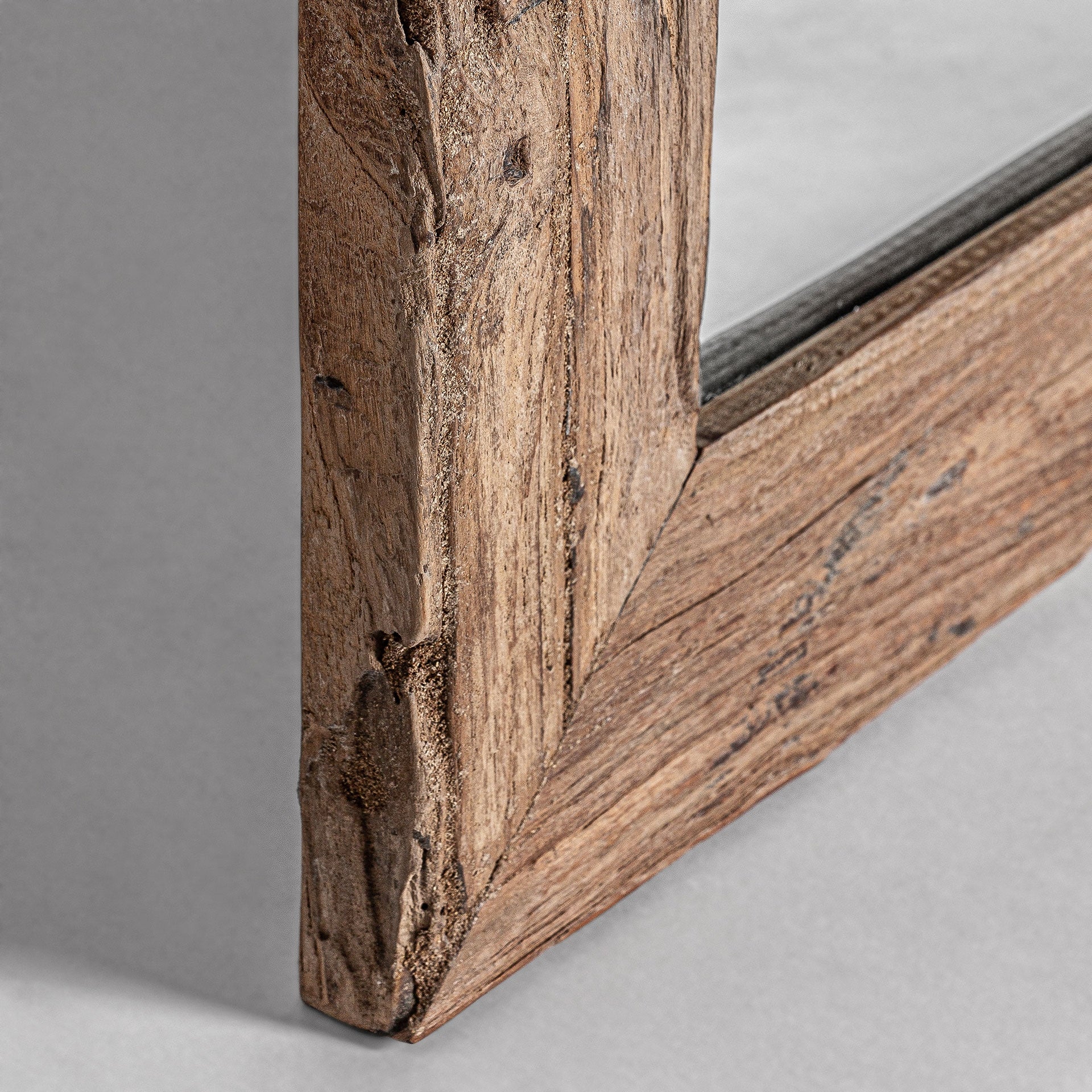 Lux Teak Wood Mirror - 150cm - Maison Rêves UK