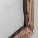 Lux Teak Wood Mirror - 150cm - Maison Rêves UK