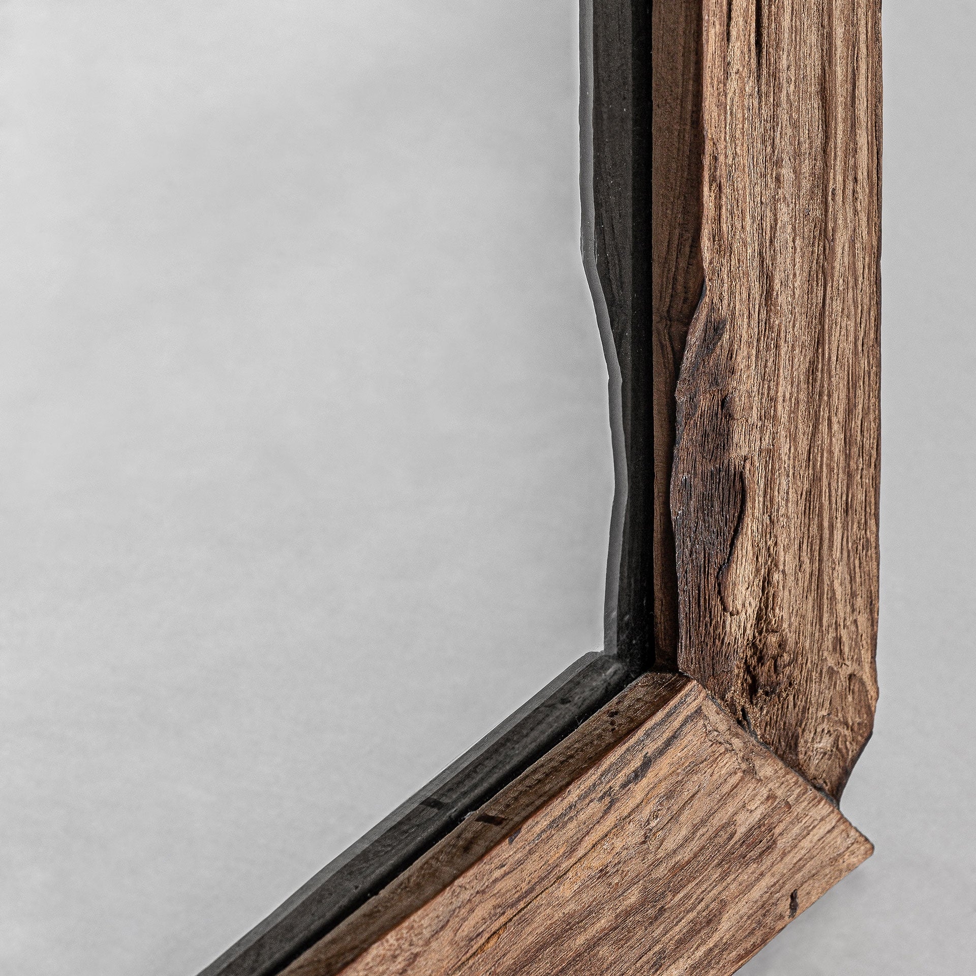 Lux Teak Wood Mirror - 150cm - Maison Rêves UK