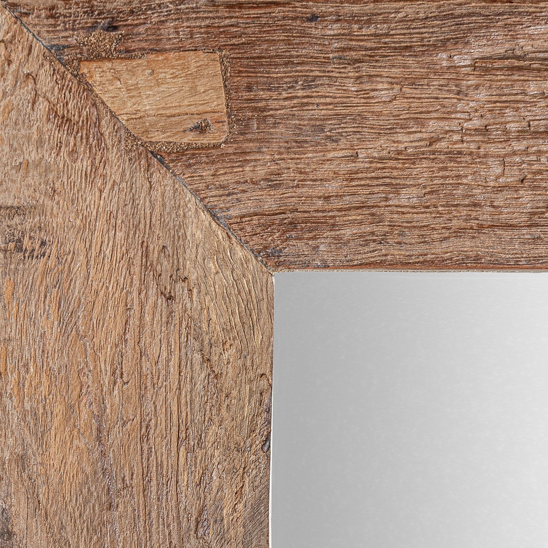 Lux Teak Wood Mirror - 150cm - Maison Rêves UK