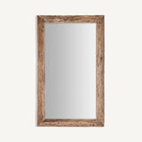 Lux Teak Wood Mirror - 202cm - Maison Rêves UK