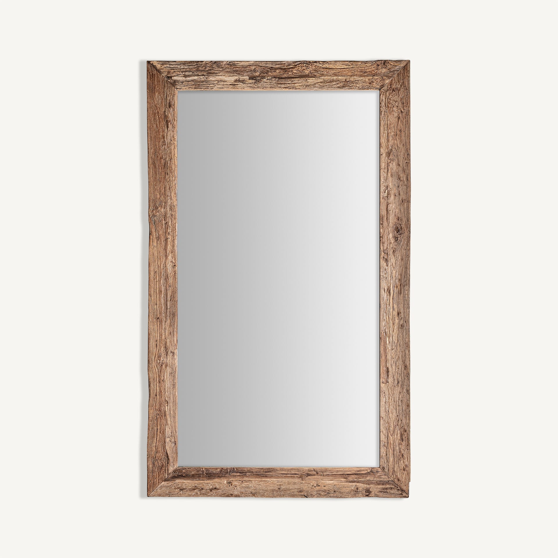Lux Teak Wood Mirror - 202cm - Maison Rêves UK