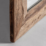Lux Teak Wood Mirror - 202cm - Maison Rêves UK