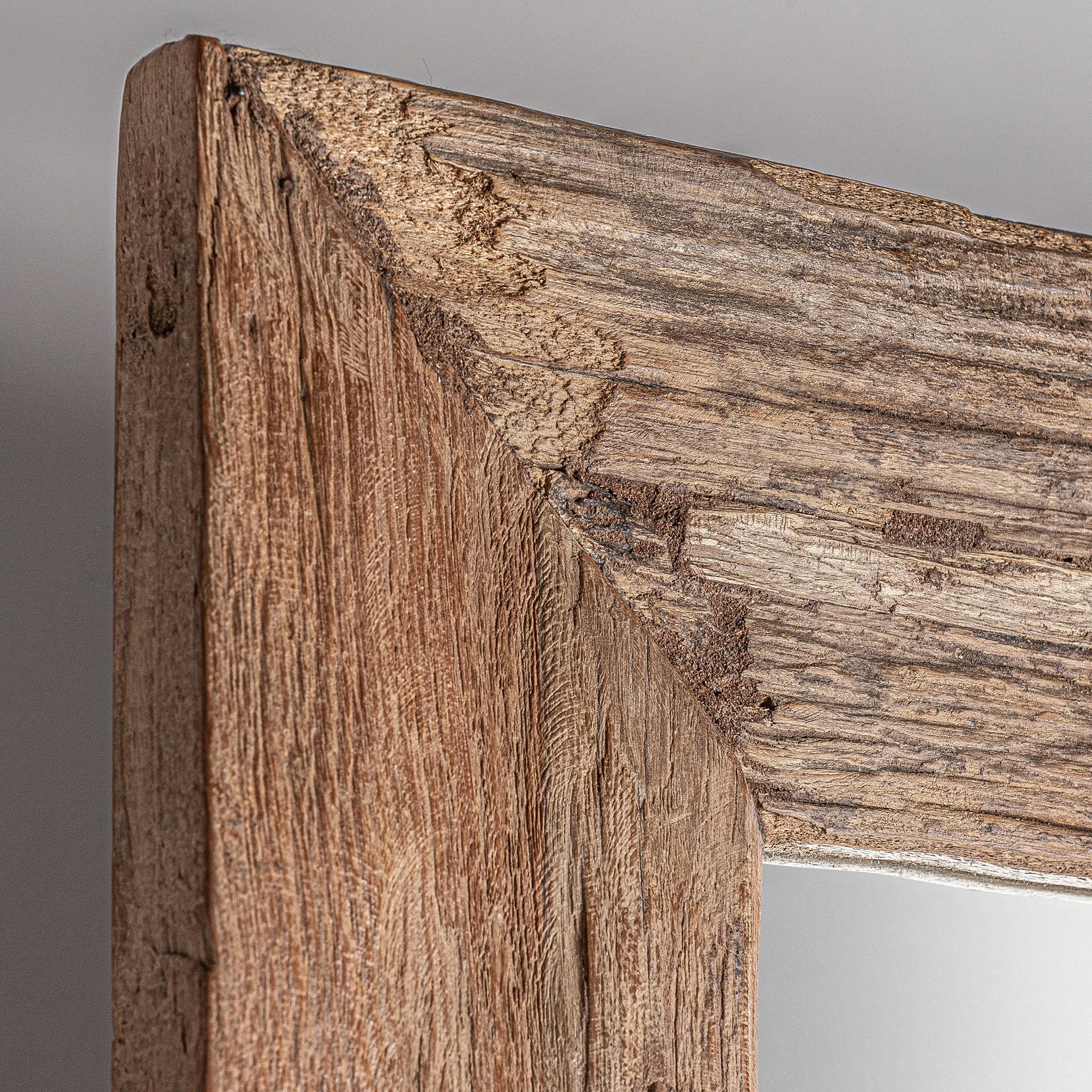 Lux Teak Wood Mirror - 202cm - Maison Rêves UK