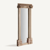Shike Teak Wood Mirror - Maison Rêves UK