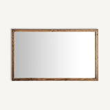 Tahus Recycled Teak Wood Mirror - 150cm - Maison Rêves UK
