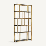 Leira Steel Bookcase - Maison Rêves UK