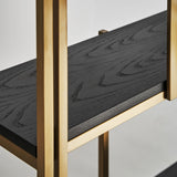 Leira Steel Bookcase - Maison Rêves UK