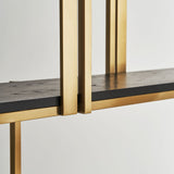 Leira Steel Bookcase - Maison Rêves UK