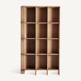 Nara Oak Wood Bookcase - Maison Rêves UK
