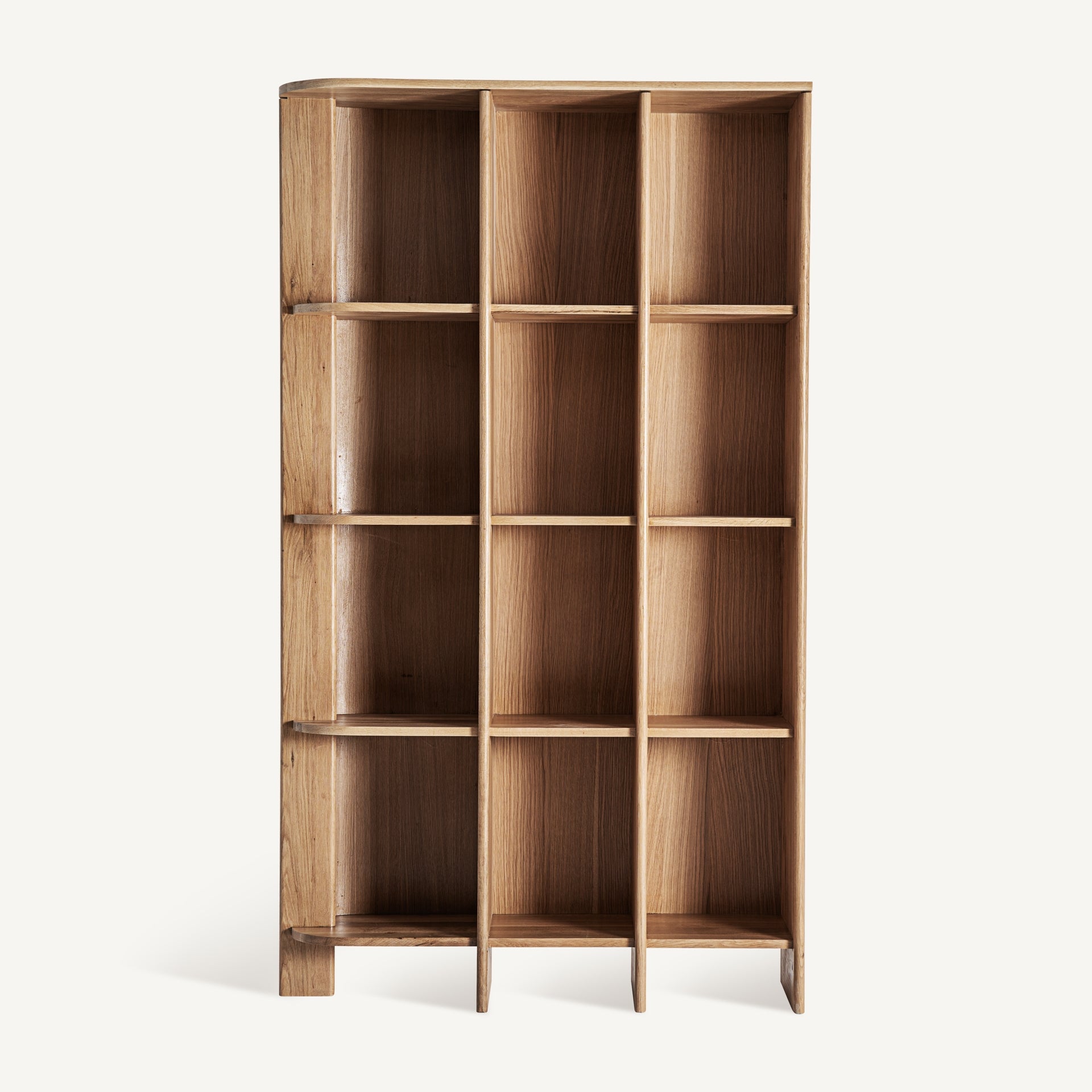 Nara Oak Wood Bookcase - Maison Rêves UK