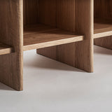Nara Oak Wood Bookcase - Maison Rêves UK