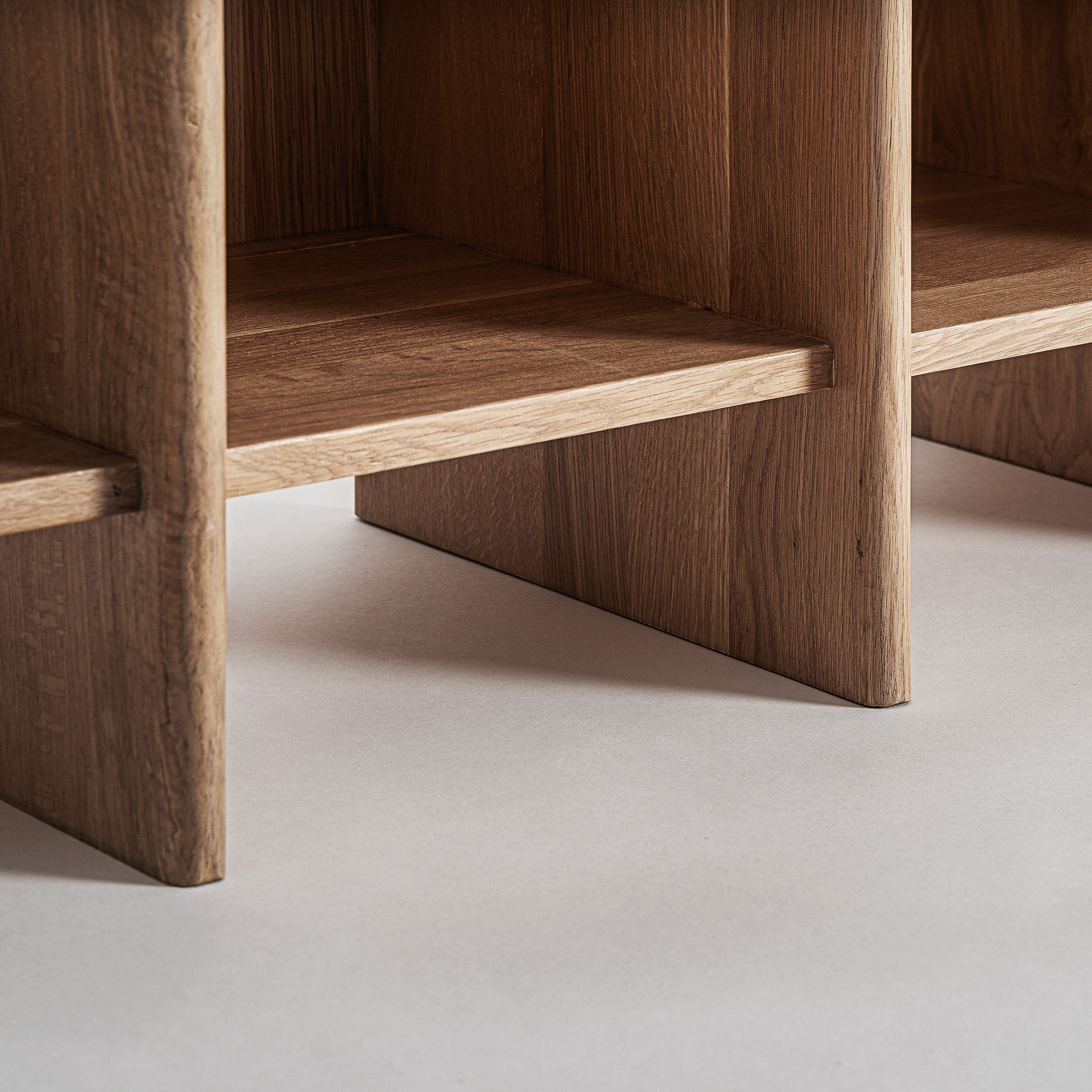 Nara Oak Wood Bookcase - Maison Rêves UK