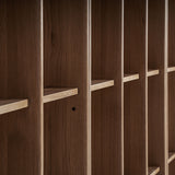 Nara Oak Wood Bookcase - Maison Rêves UK