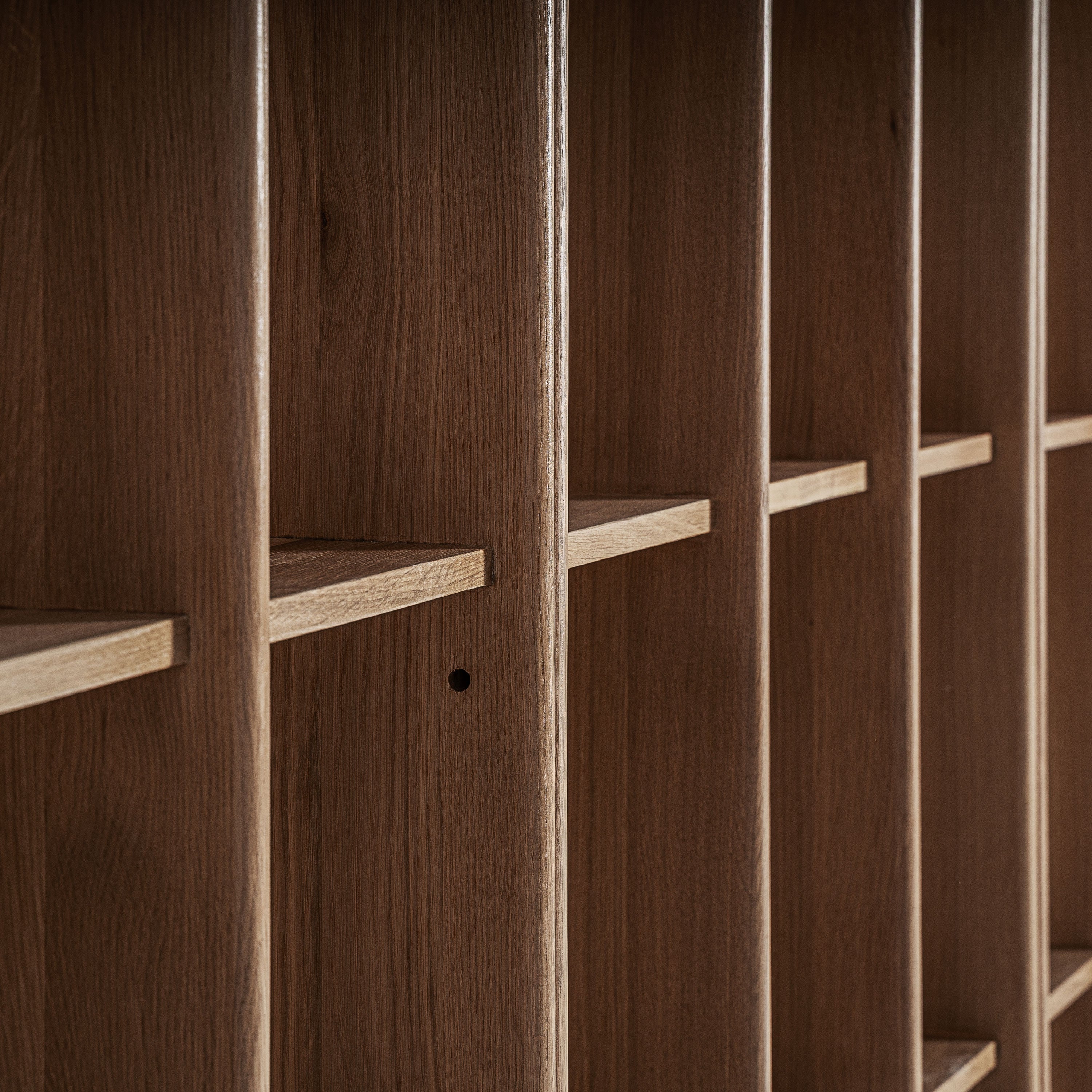 Nara Oak Wood Bookcase - Maison Rêves UK