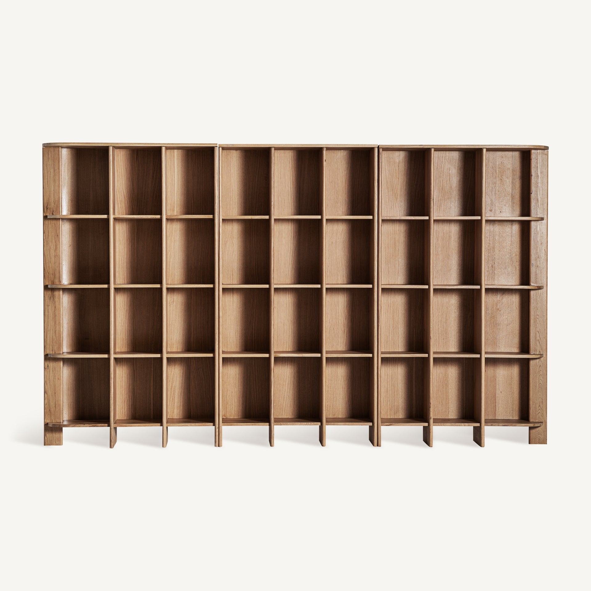 Nara Oak Wood Bookcase - Maison Rêves UK