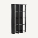 Nara Oak Wood Bookcase - 123x40x210cm - Maison Rêves UK