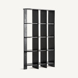 Nara Oak Wood Bookcase - 123x40x210cm - Maison Rêves UK