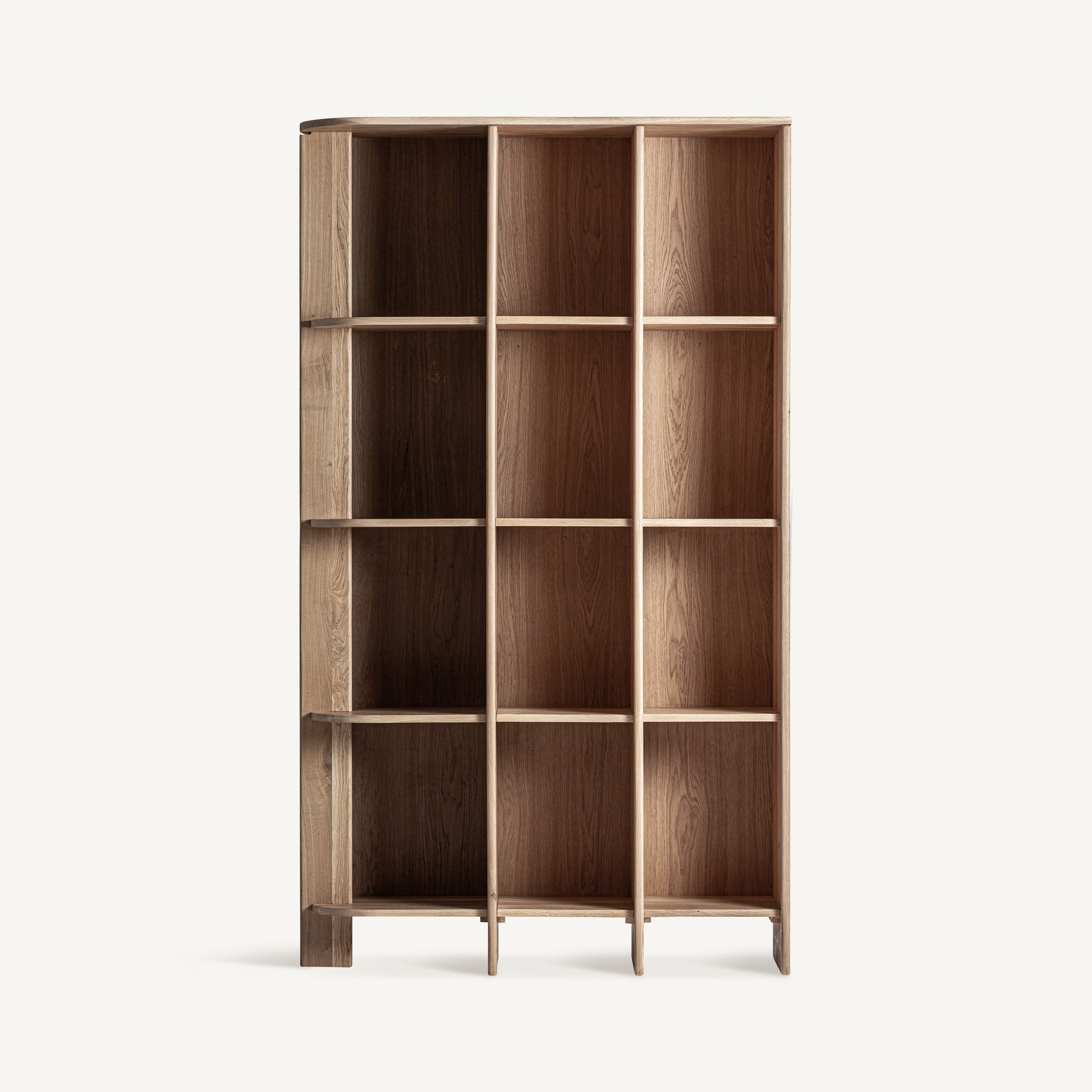 Nara Oak Wood Bookcase - Maison Rêves UK