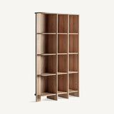 Nara Oak Wood Bookcase - Maison Rêves UK