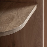 Nara Oak Wood Bookcase - Maison Rêves UK