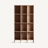 Nara Oak Wood Bookcase - Maison Rêves UK
