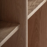 Nara Oak Wood Bookcase - Maison Rêves UK