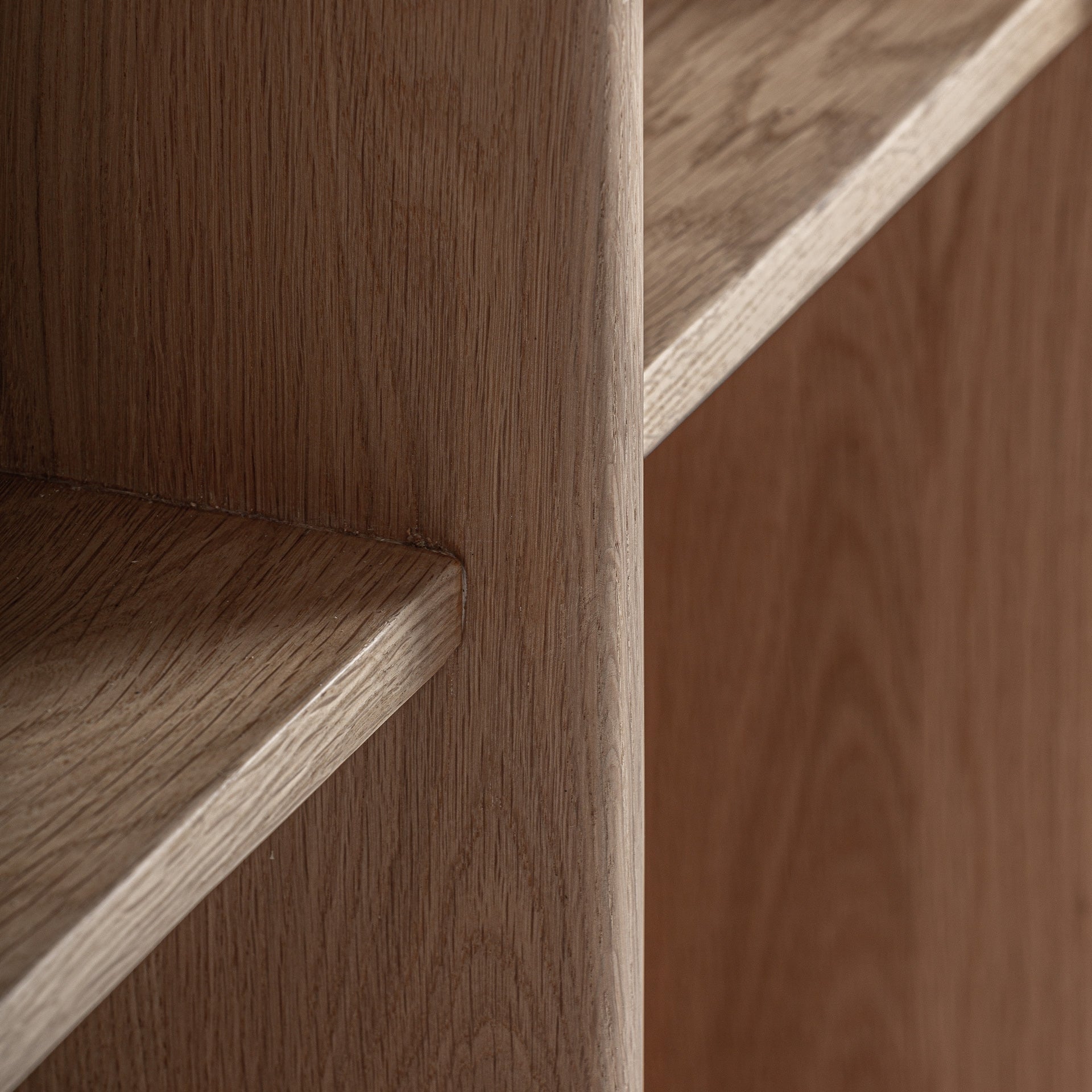 Nara Oak Wood Bookcase - Maison Rêves UK