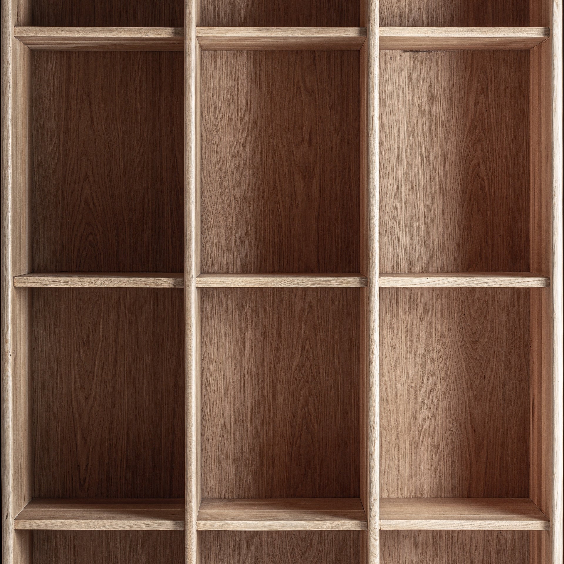 Nara Oak Wood Bookcase - Maison Rêves UK