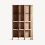 Nara Oak Wood Bookcase - Maison Rêves UK