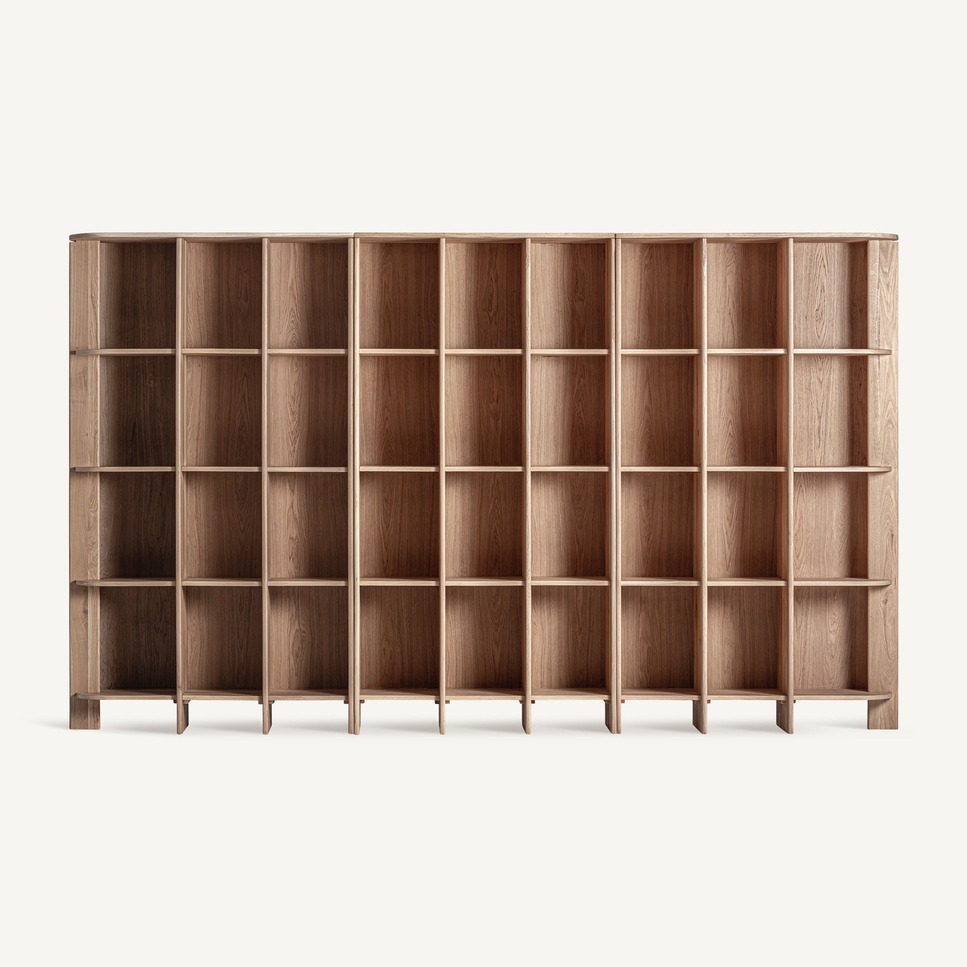 Nara Oak Wood Bookcase - Maison Rêves UK
