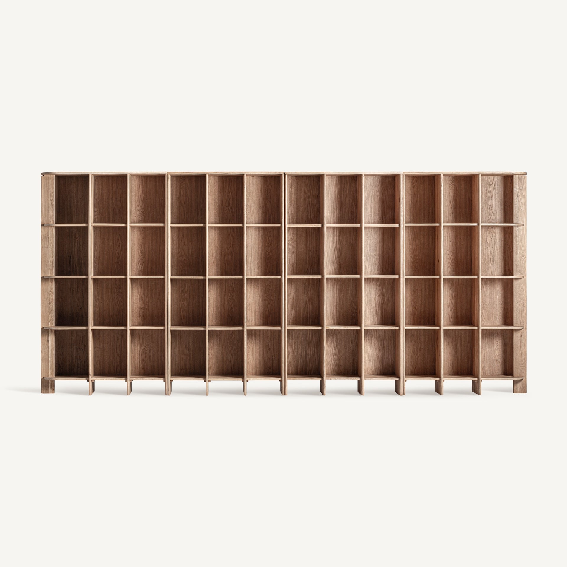 Nara Oak Wood Bookcase - Maison Rêves UK