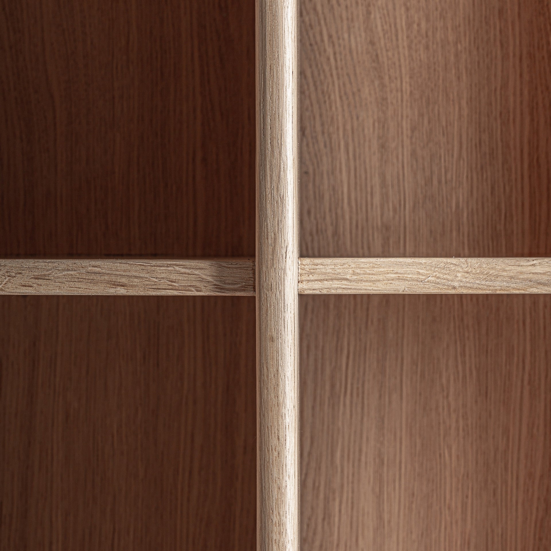 Nara Oak Wood Bookcase - Maison Rêves UK