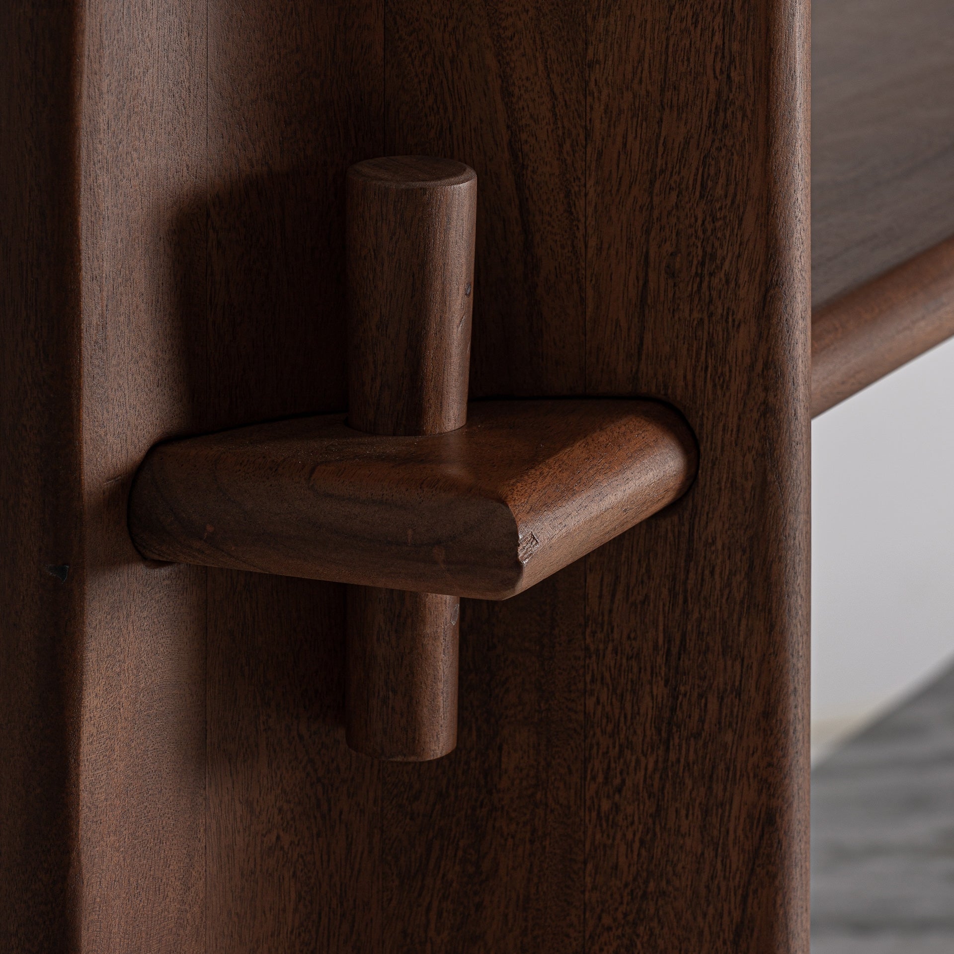Sagy Acacia Wood Bookcase - Maison Rêves UK