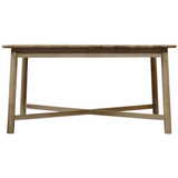 Fernhaven Solid Oak Extending Dining Table - Maison Rêves UK