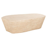 Fictus Faux Travertine 125cm Coffee Table by Richmond Interiors - Maison Rêves UK